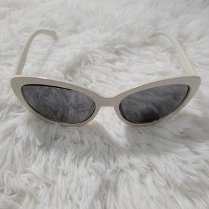 White Frame Sunglasses